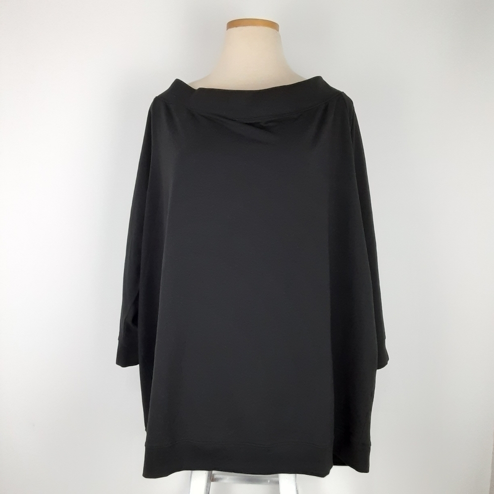 Daily Ritual | Plus Size Off Shoulder Sweatshirt - Picture 2 of 9